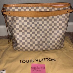 Delightful MM Damier Azur